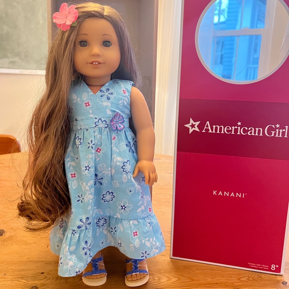 Kanani American girl doll of the year. Can no longer be purchased.